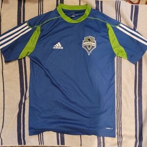 Seattle Sounders Adidas Jersey - Adult Small